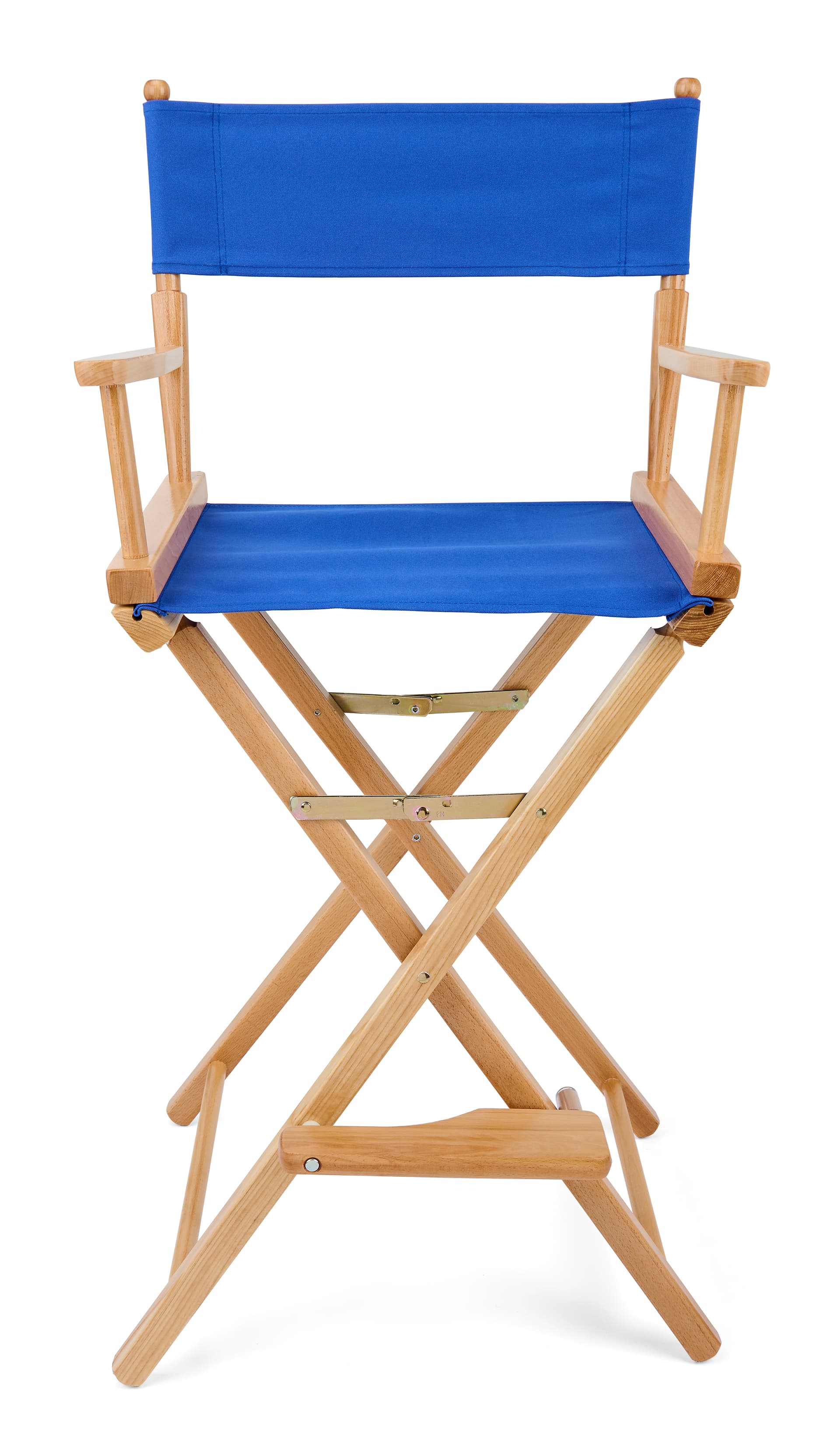 Folding directors chair with removable foot rest