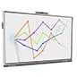 75-86" Touch Screen Whiteboard, 4K, 20pt IR, Web Cam, Screen Mirroring - Gray