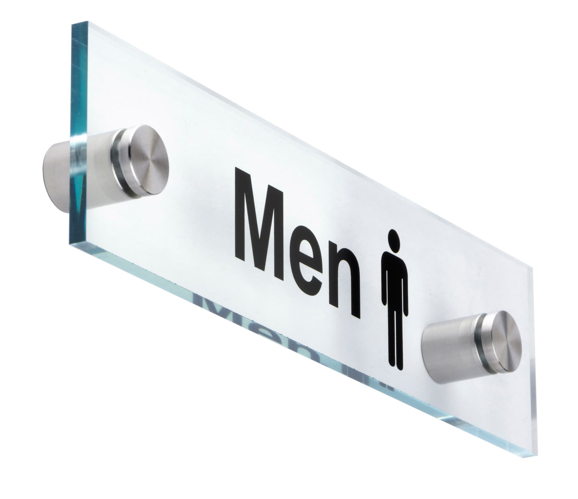 “Men” /”Women” Restroom Signs, 1" Overall Depth