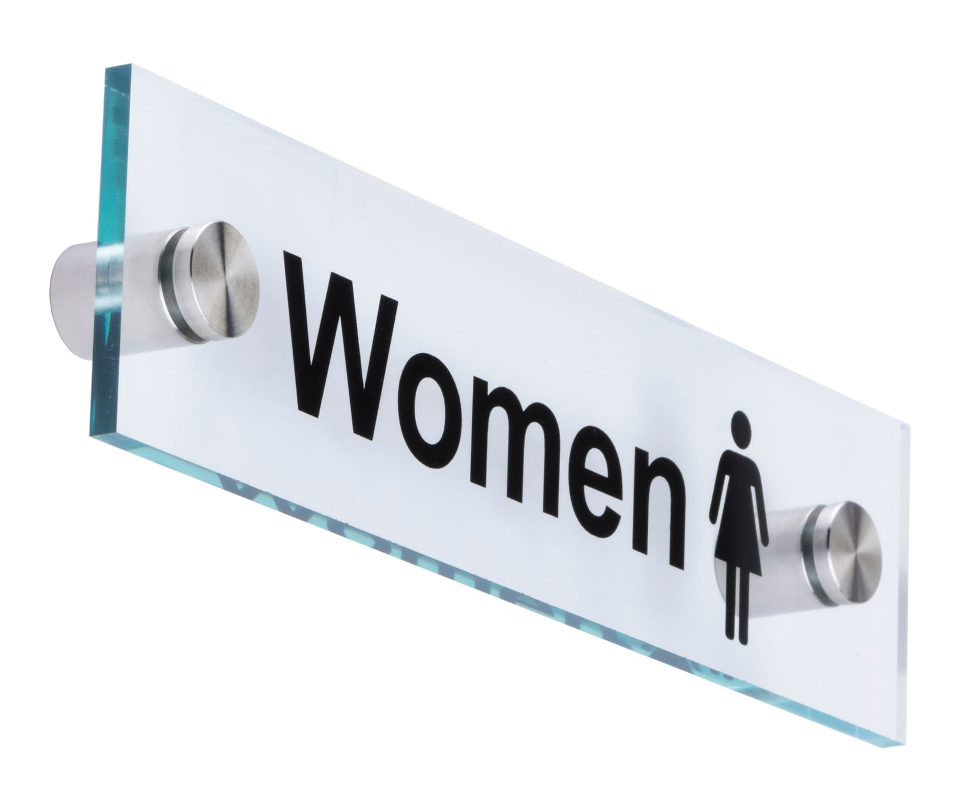 “Men” /”Women” Restroom Signs with Bold Lettering