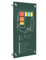 UV Printed Custom Acrylic Standoff Sign