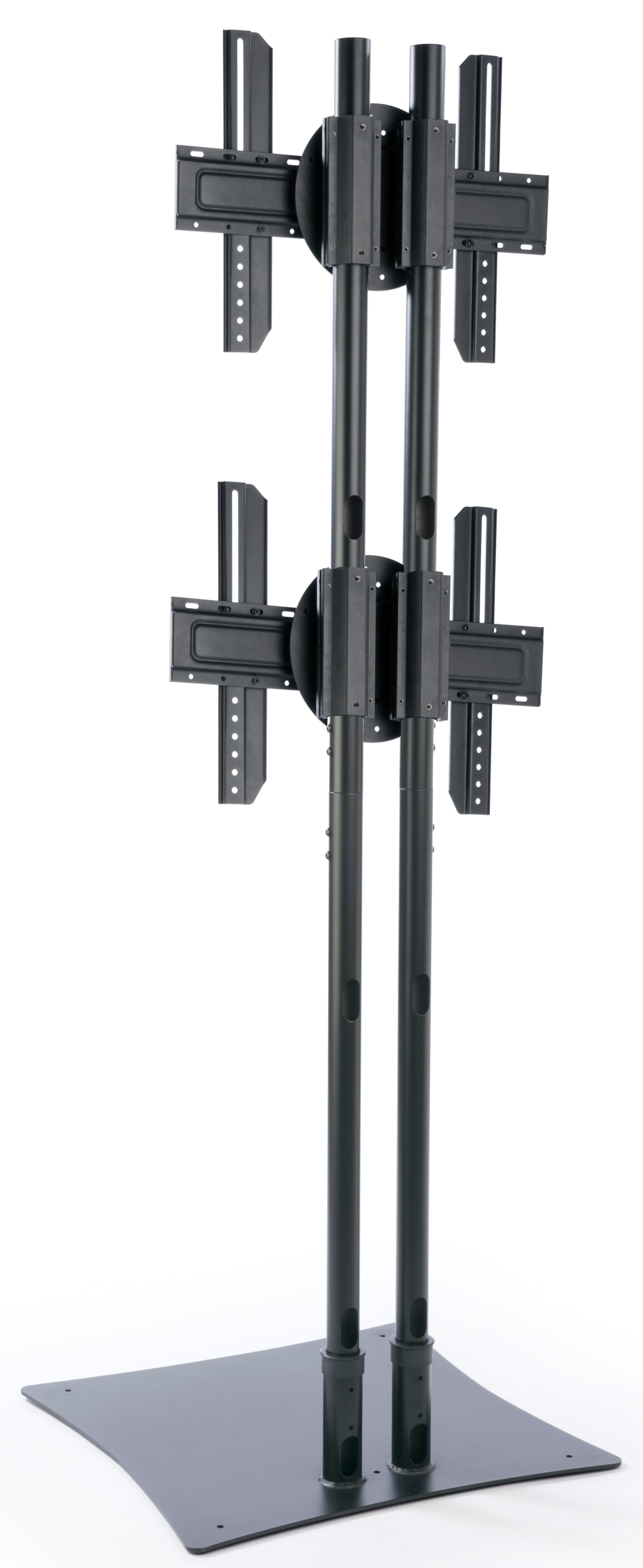 88-inch tall freestanding dual TV stand