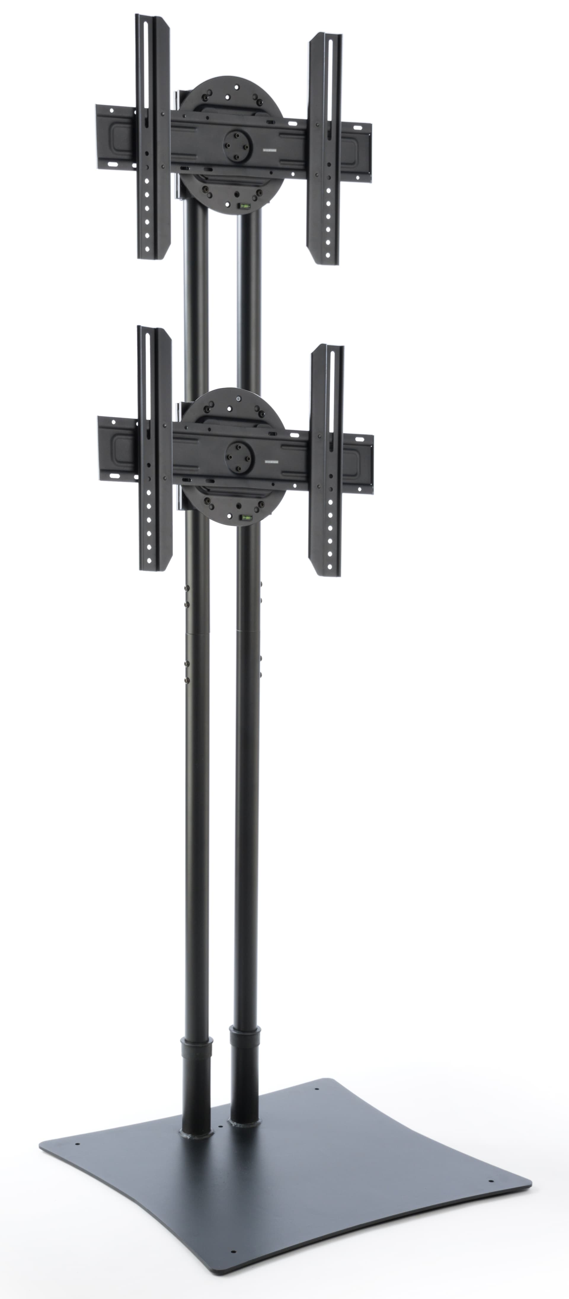 Heavy duty freestanding dual TV stand