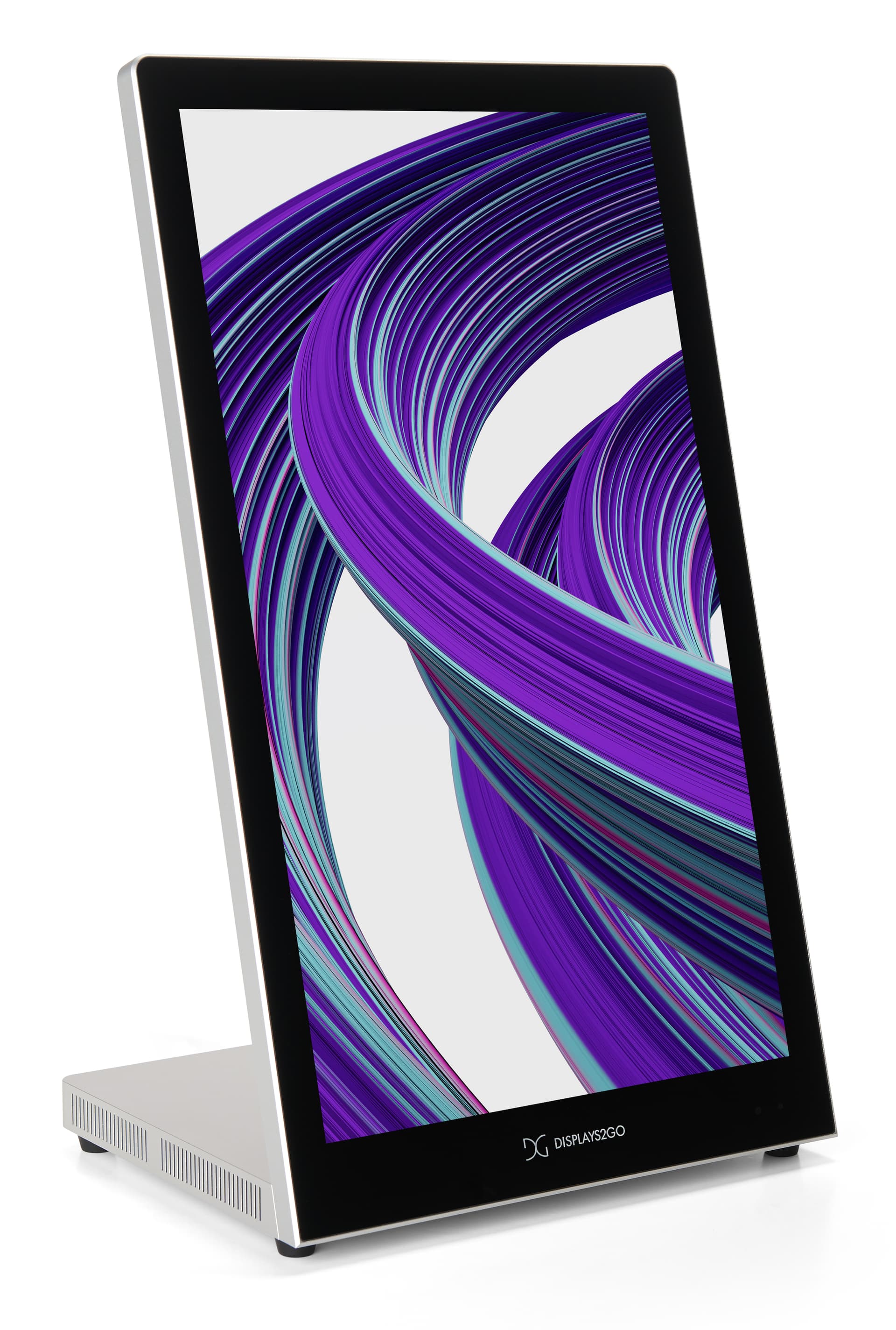 Touchscreen tabletop kiosk with 10 point PCAP touch screen