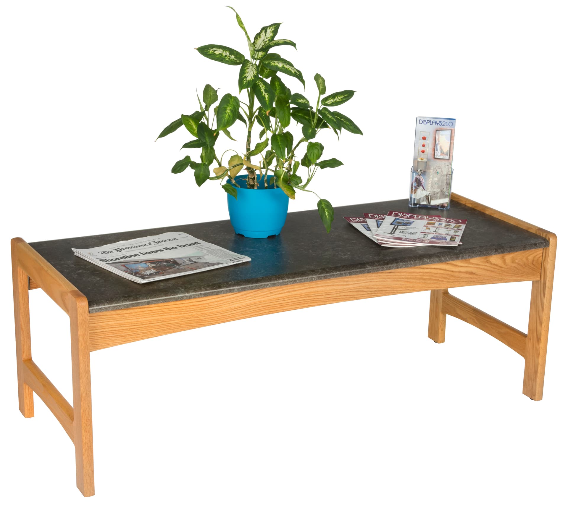 Office Coffee Table, No Tool Assembly