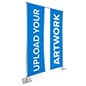 Dual Banner Stand w/ Weighted Base and Outdoor Design - Full Color