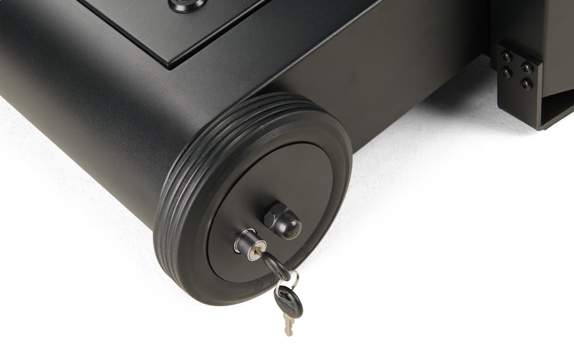 Portable outdoor digital signage with locking wheels