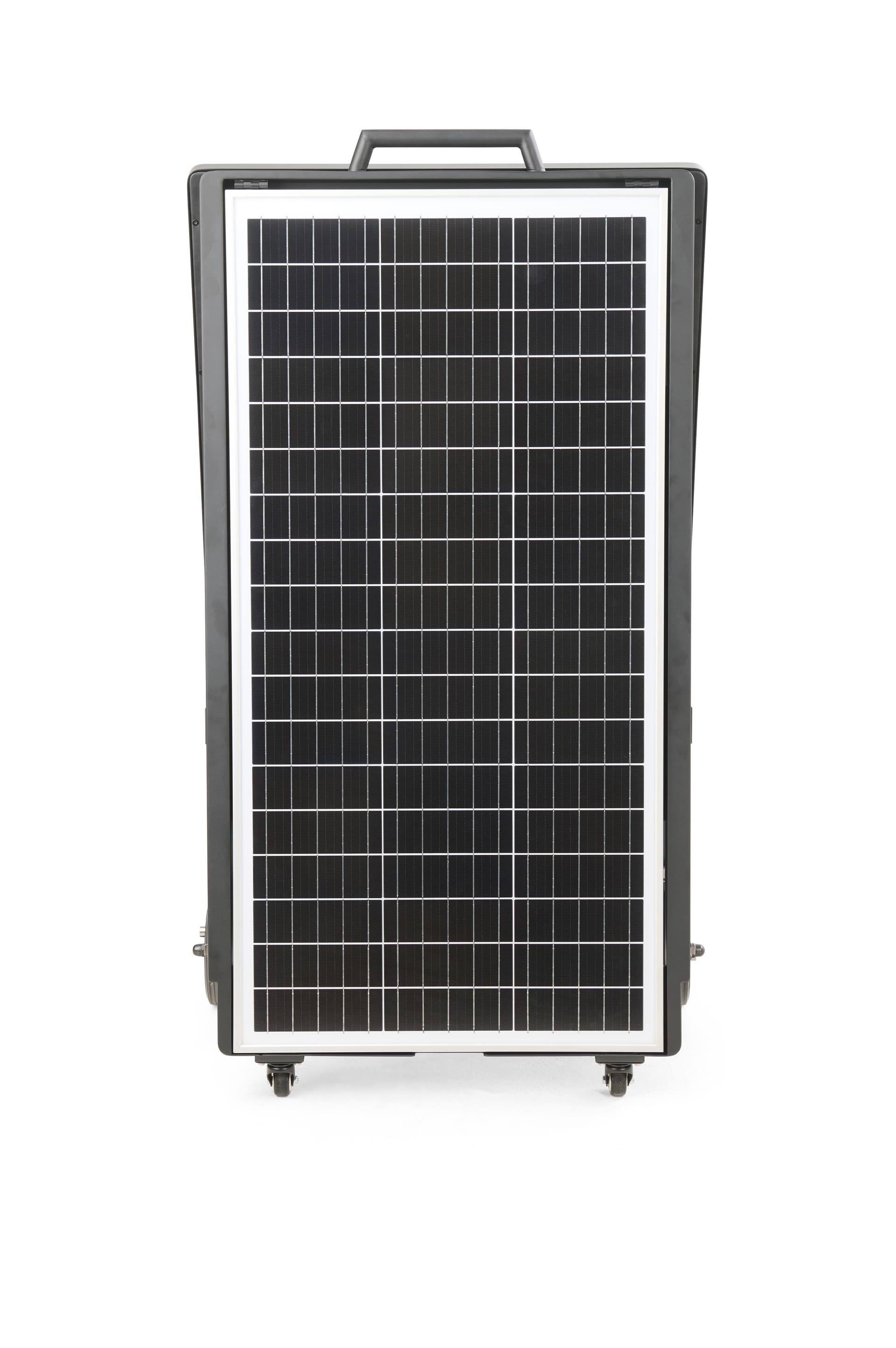  Outdoor digital display with solar panel for supplemental power