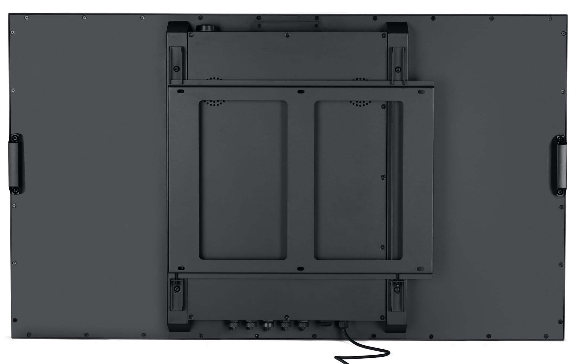 Outdoor LCD display with an included wall mounting bracket