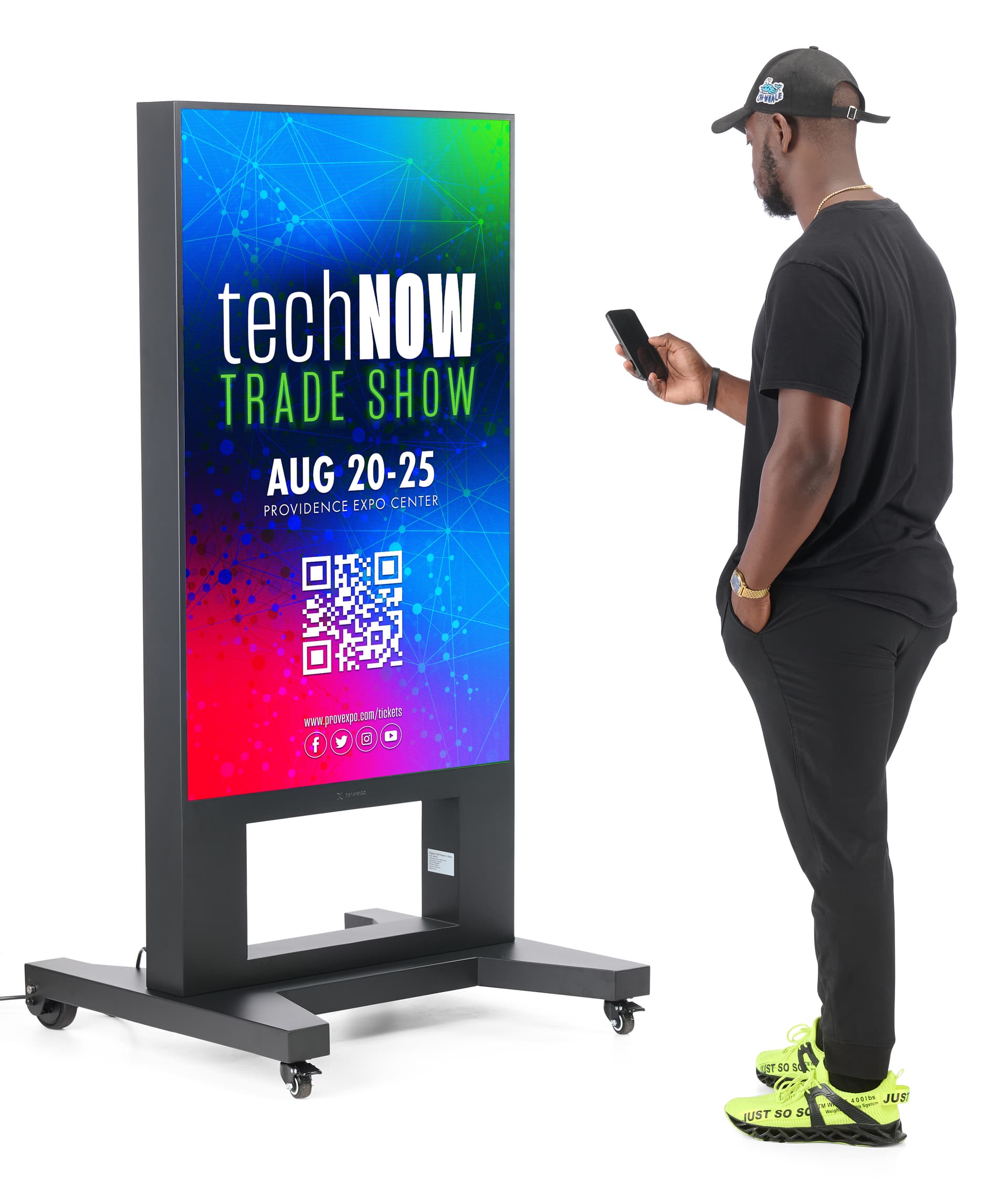 Outdoor LED Poster w/ Internal Antenna's