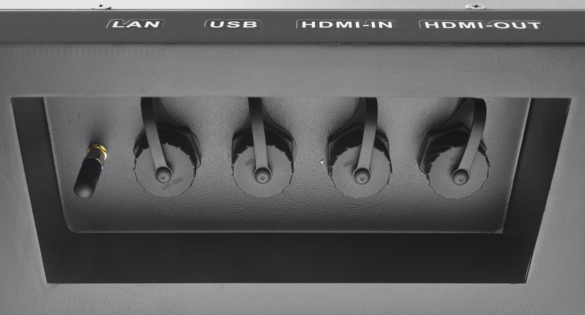 Outdoor LED Poster w/ Accessible Ports 