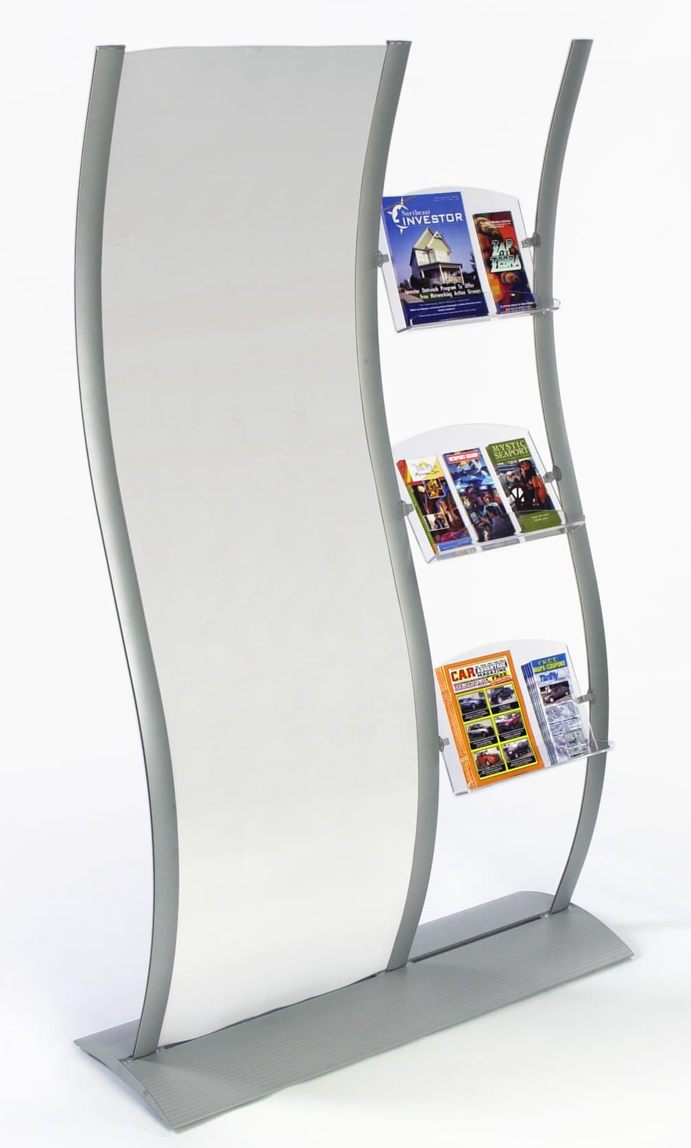 Flyer holders | Wave Sign With Clear Acrylic for Poster | Displays2Go
