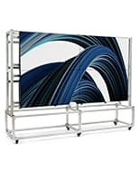 Freestanding video wall mount with sturdy aluminum frame