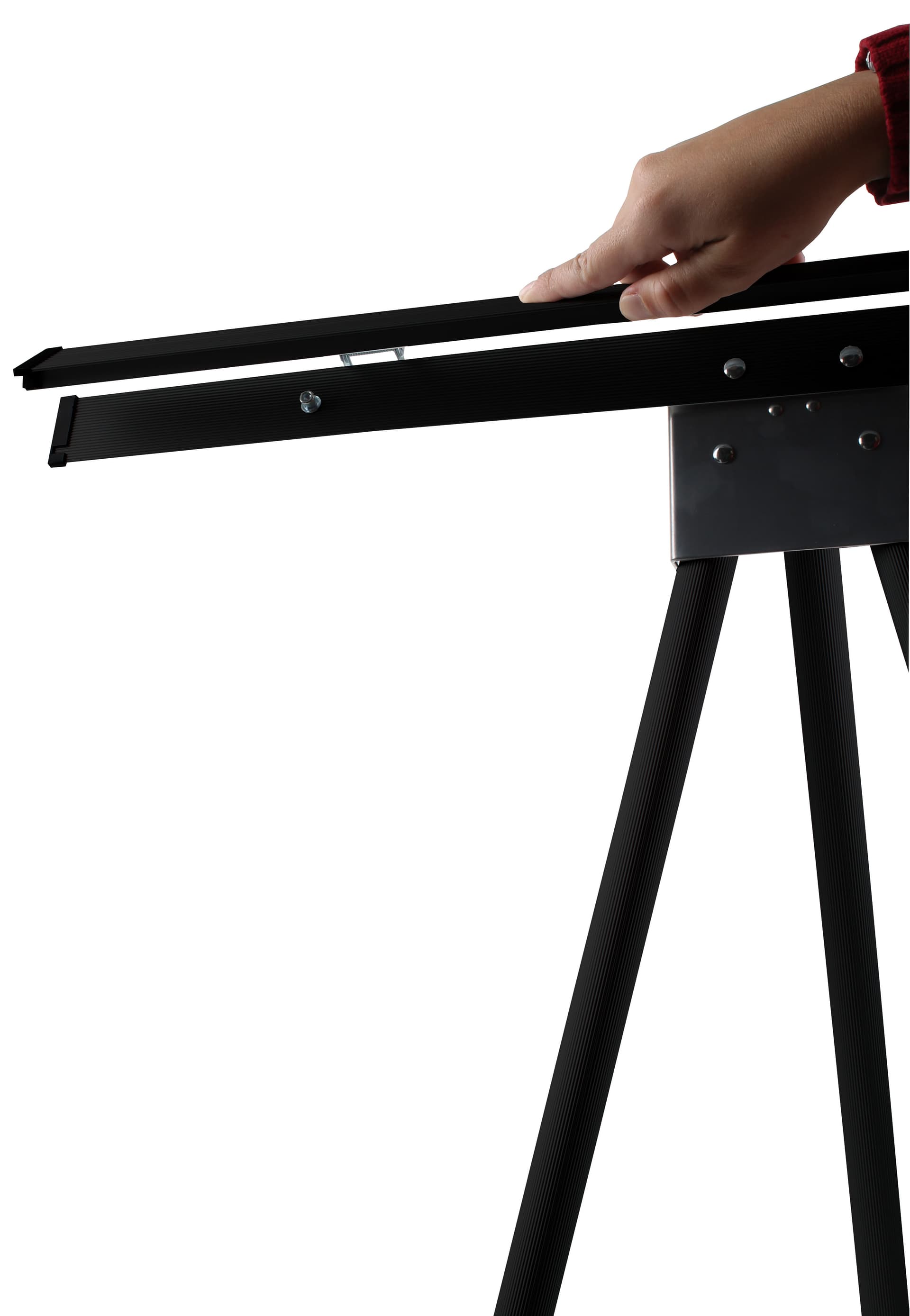 Black Easel Stand with 36” x 48” Snap Frame, 84" Tall