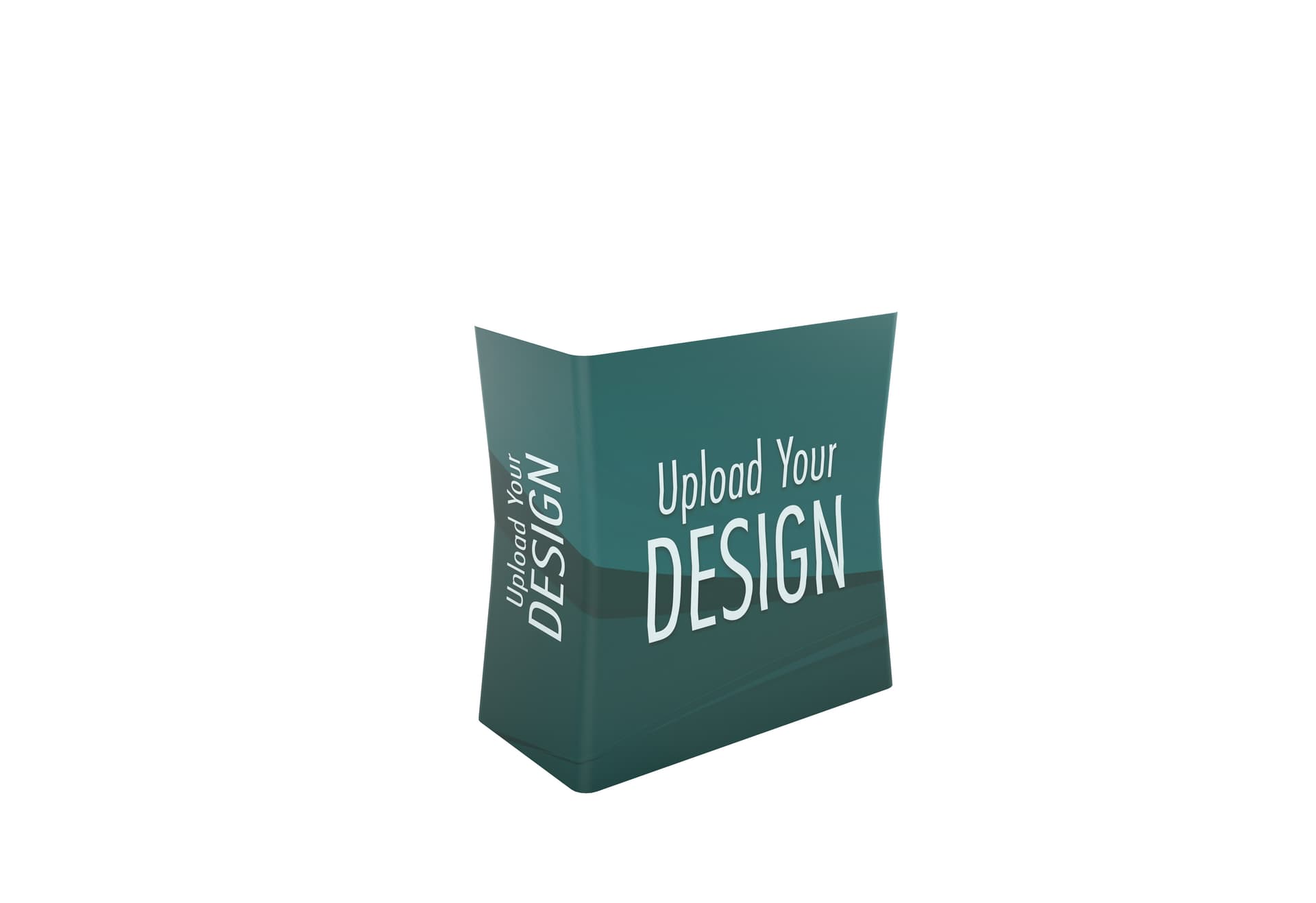 Replacement counter graphic for EBMM booths with eco-friendly fabric