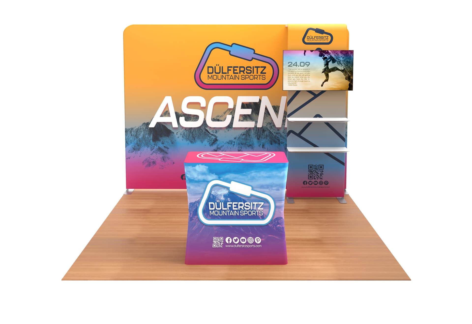 Replacement Counter Graphic for EBMM Booths for tradeshows