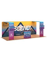 Pop up trade show booth with custom graphics