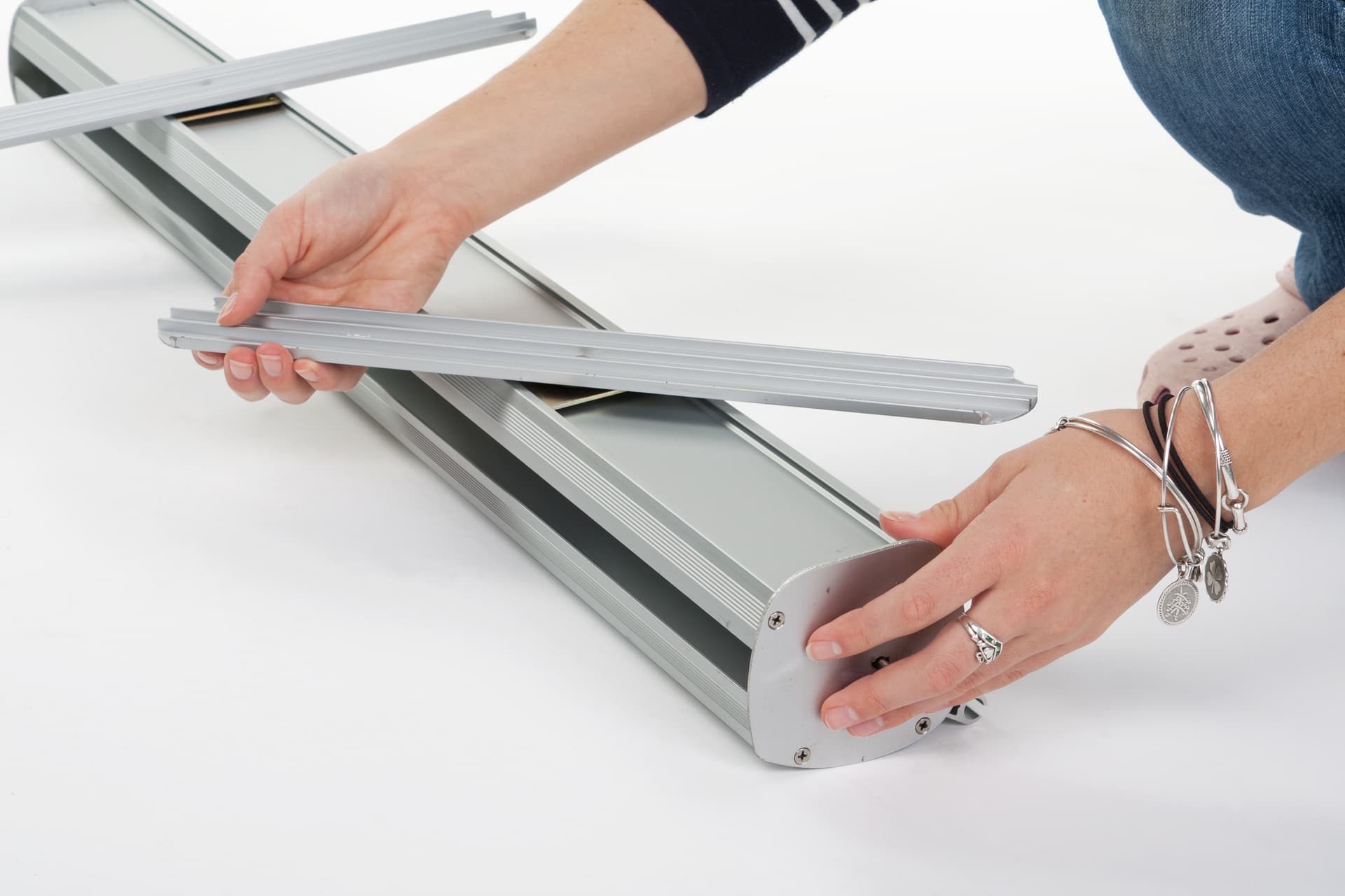 Roller Banner Stand with Easy Set-Up