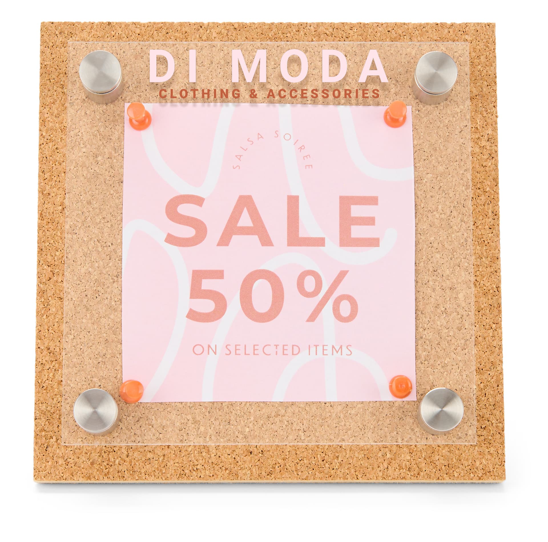 Custom acrylic signs with non-toxic water-based print method