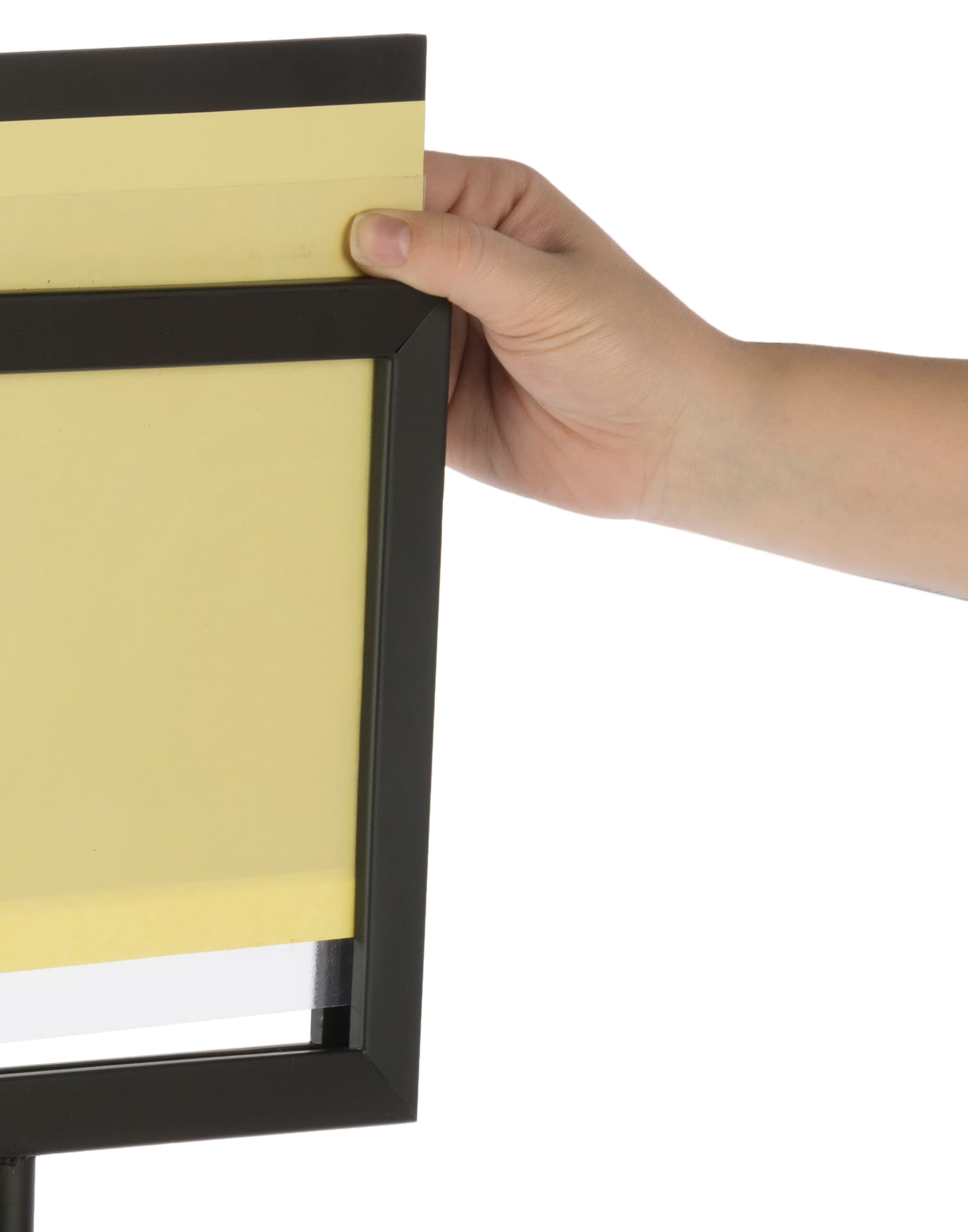 14” x 11” Stanchion Sign Holder is Top Loading