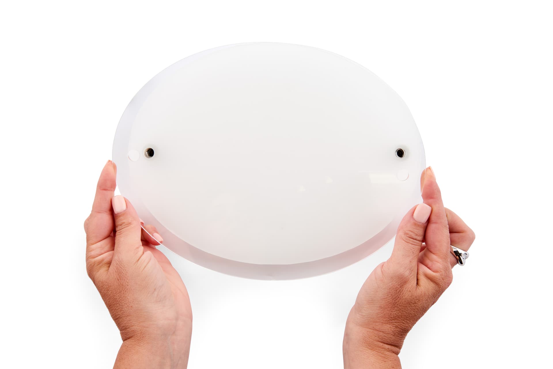 Recycled acrylic custom oval directory signs are customizable and easy to install