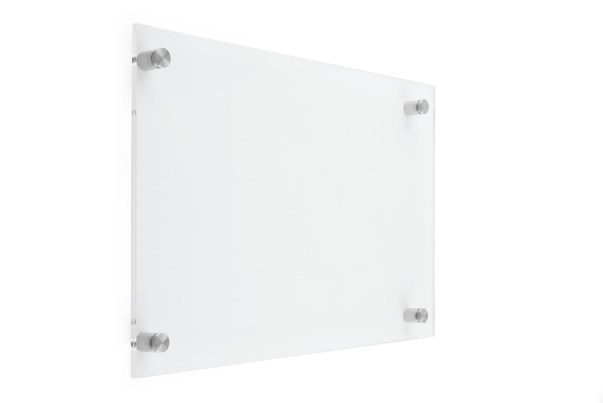 Recycled acrylic custom office wall signs are perfect for displaying art 