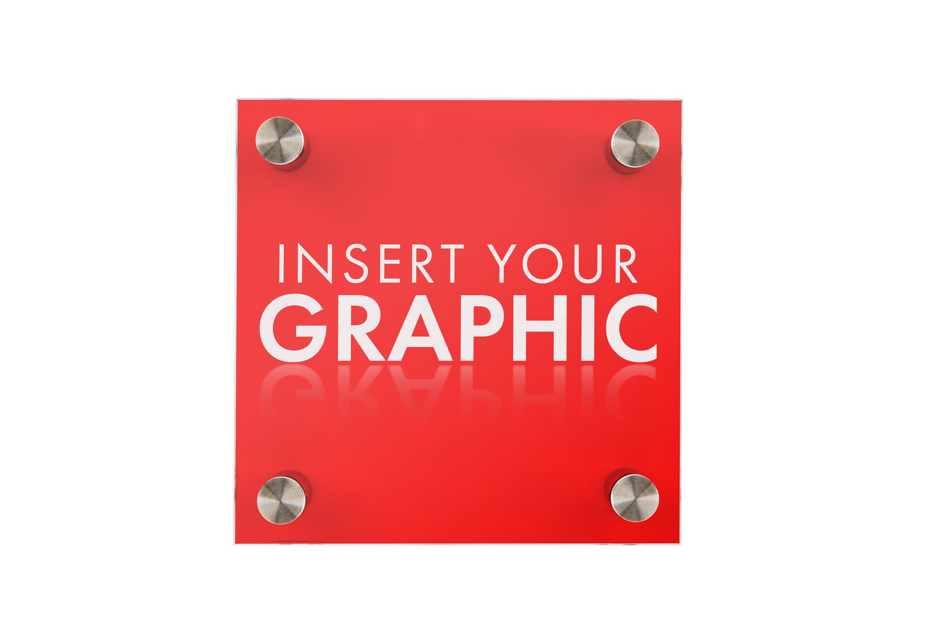 Recycled acrylic custom office wall signs with modern design