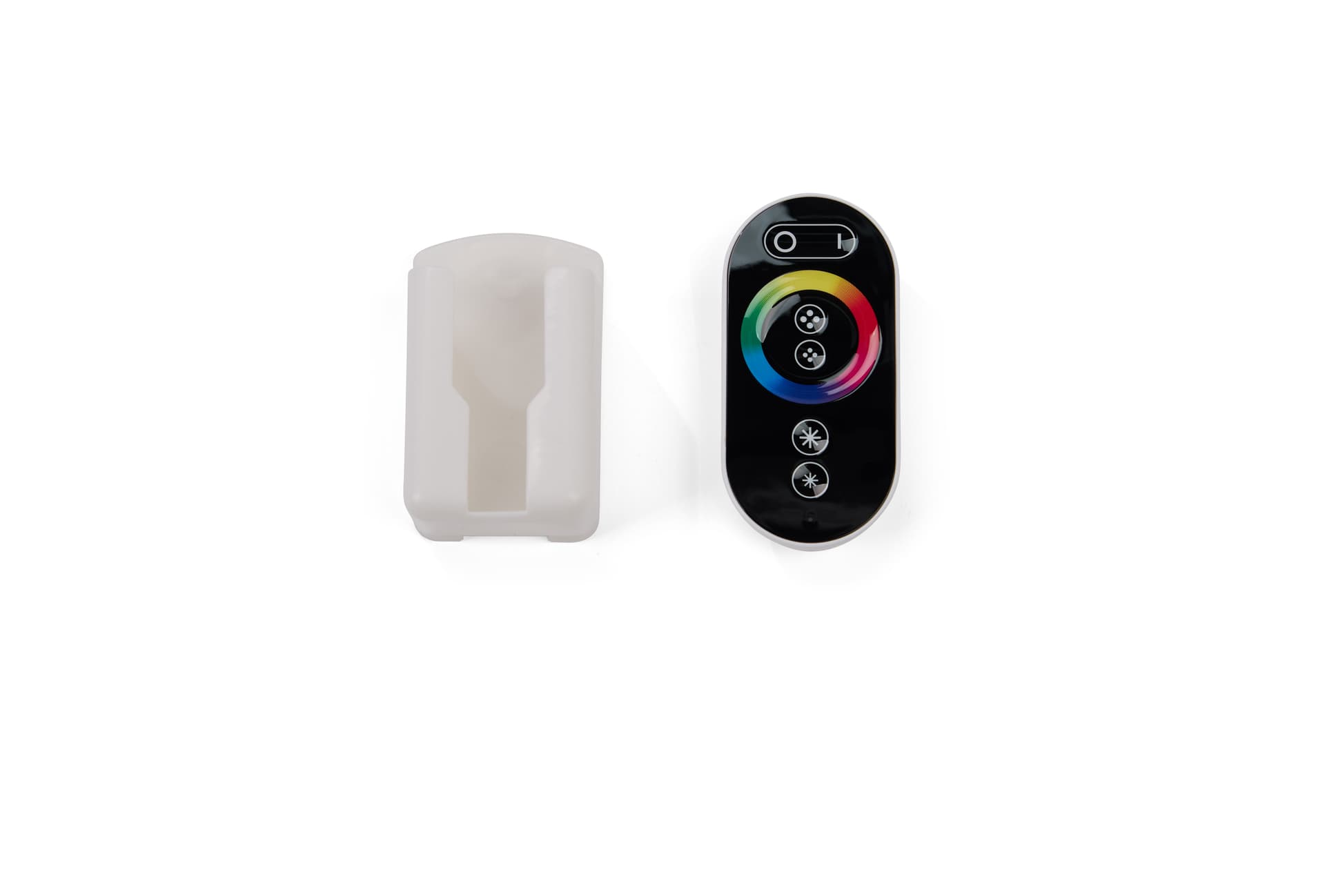 Light up display case with remote control