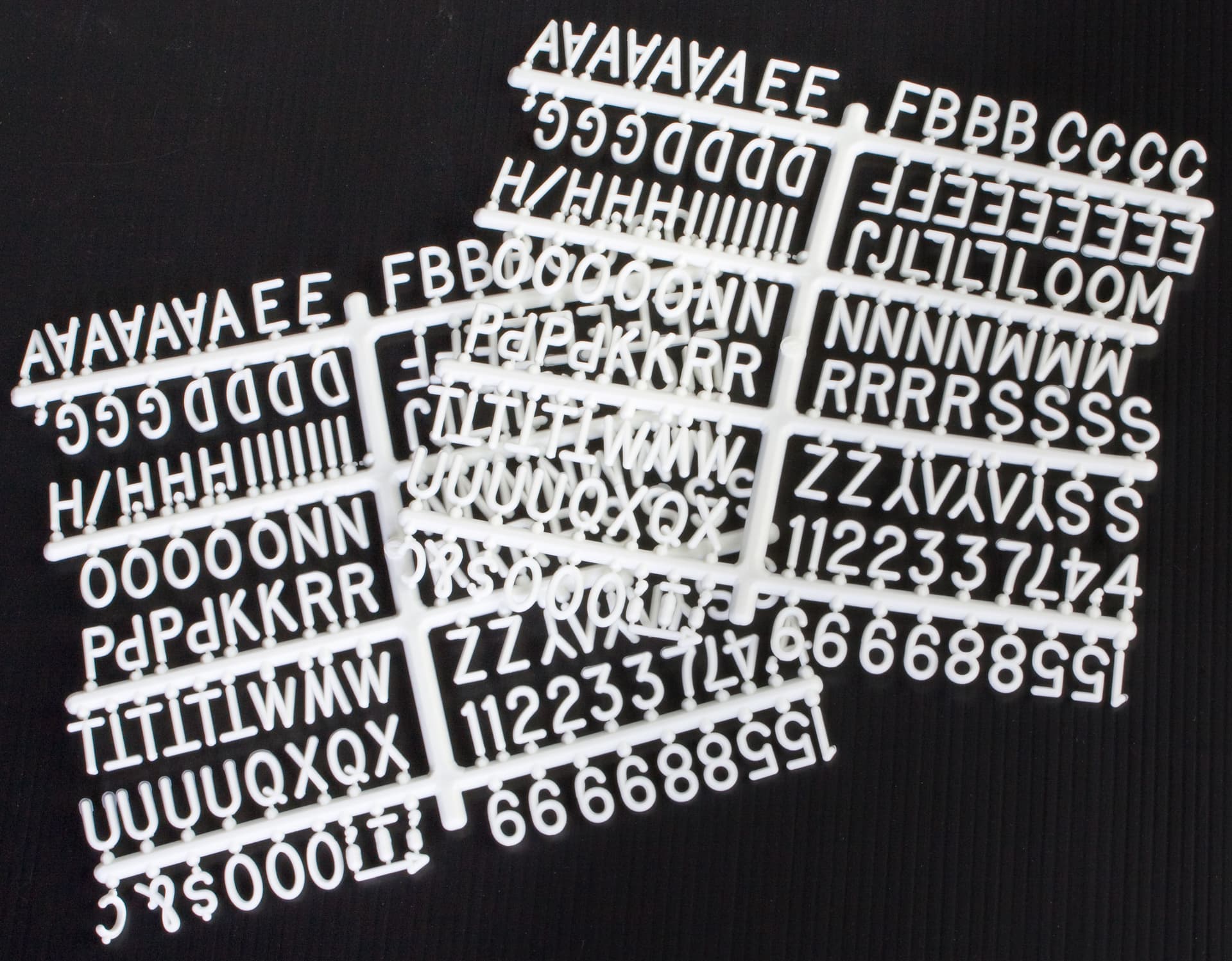 3/4" Letter Set