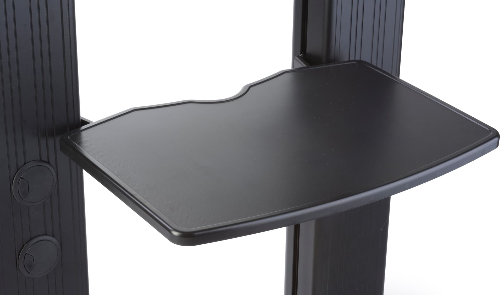 Mobile TV Rack w/ AV Shelf 