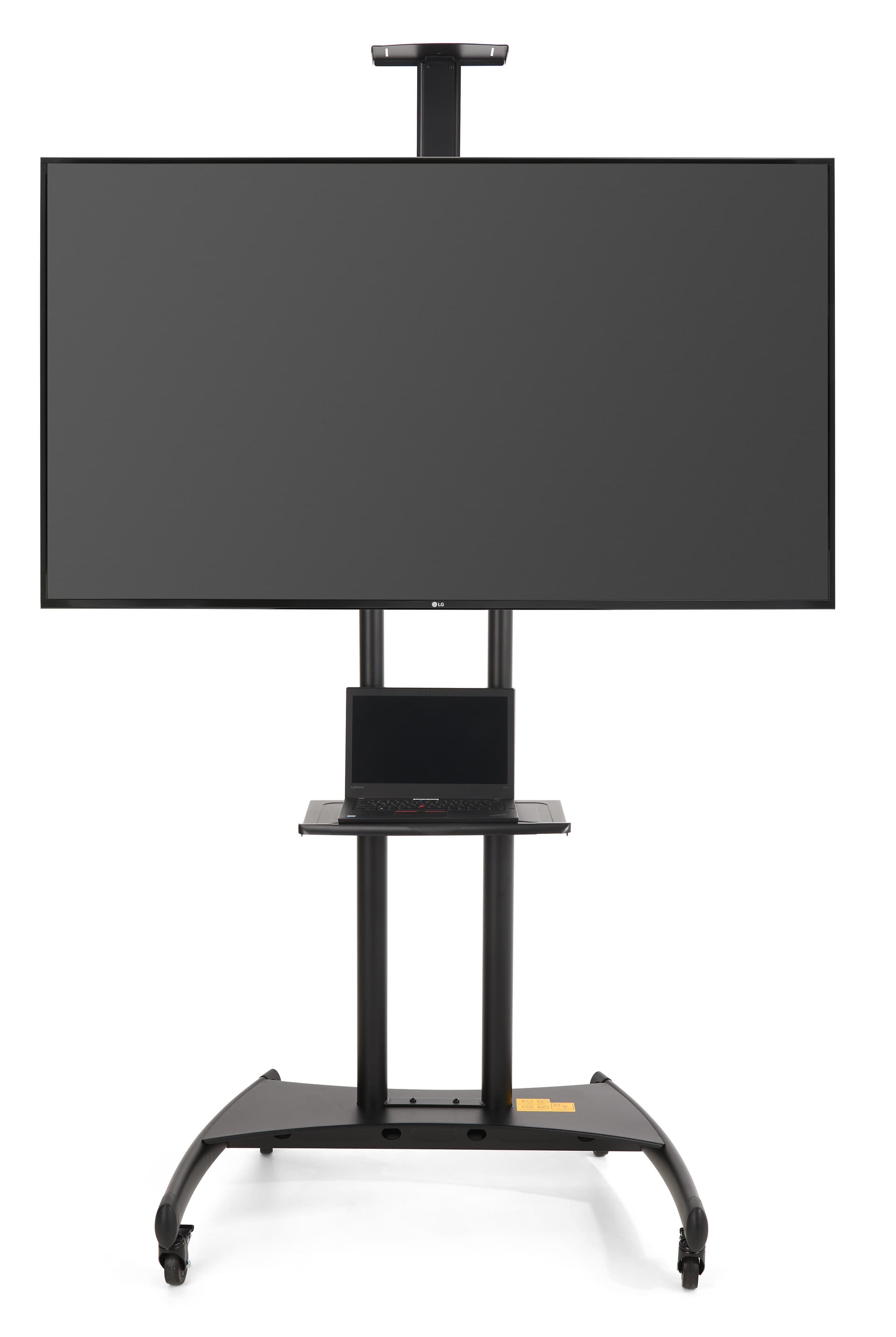 Large Flat Screen TV Stand with Camera Shelf