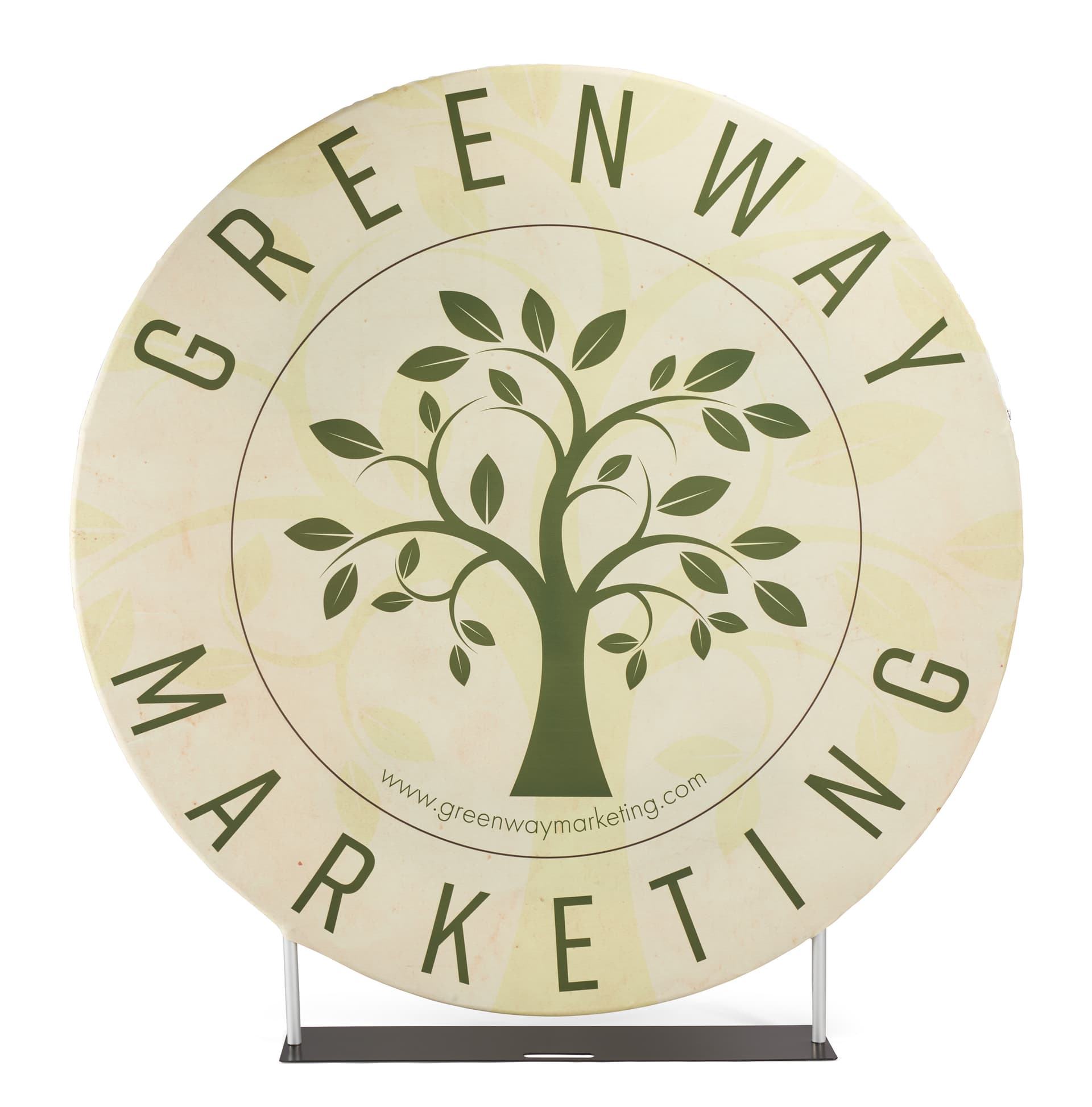 Replacement graphics for EM7BWALL circle backdrops with round frame
