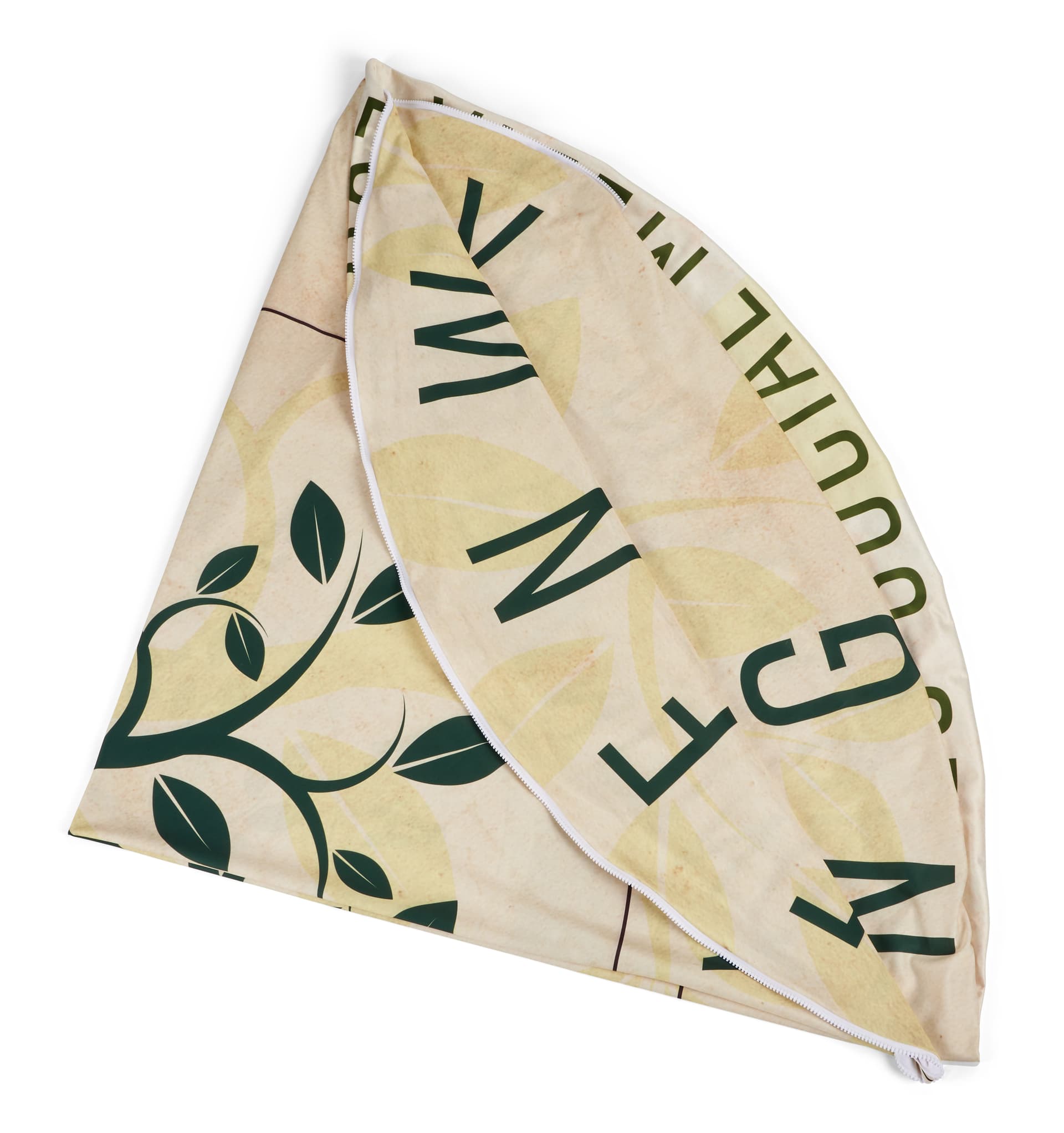 Replacement graphics for EM7BWALL circle backdrops made with recycled material