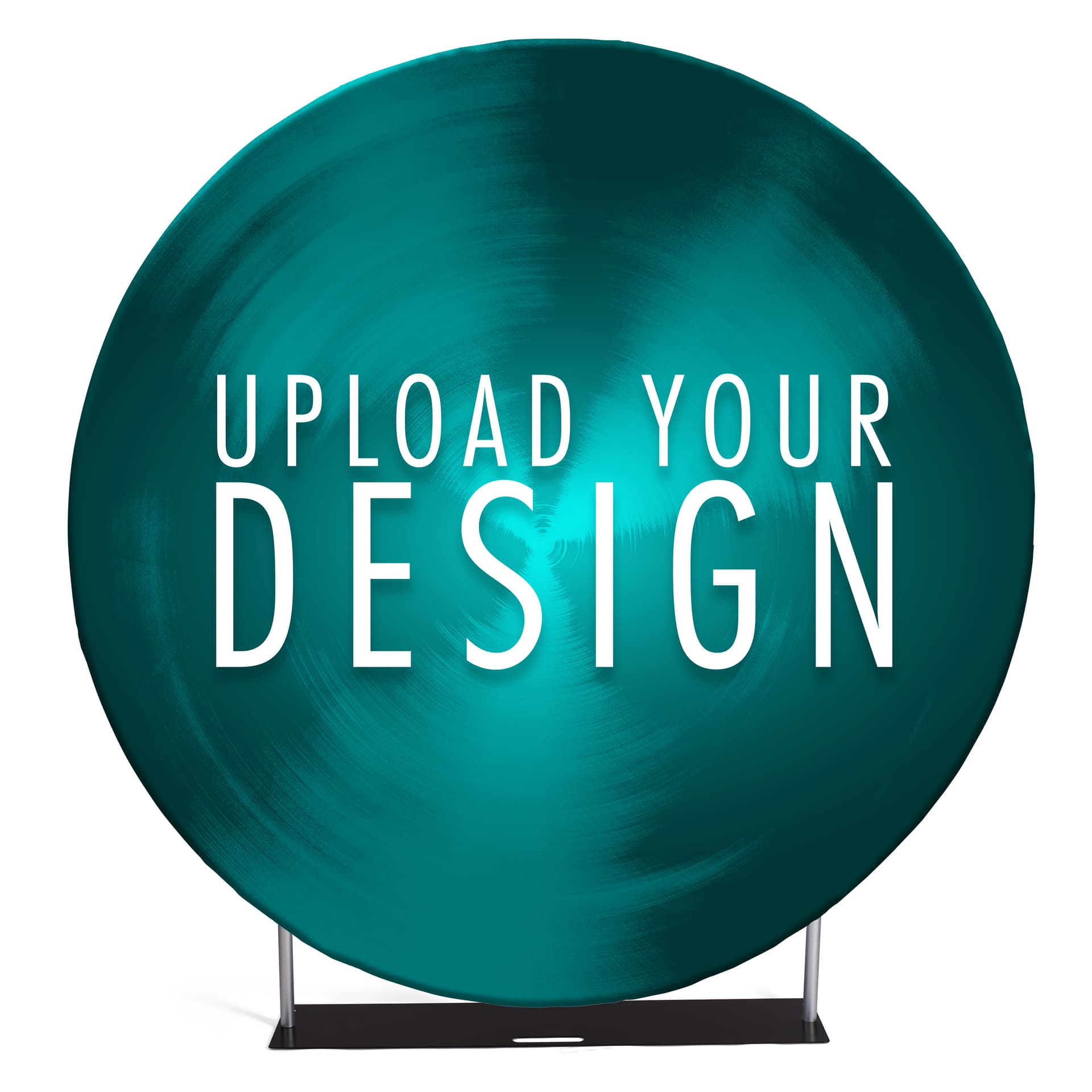 Replacement graphics for EM7BWALL circle backdrops with custom artwork