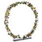 84.5" x 87" Backdrop w/ Round Frame, Snap-Lock Tubing Assembly - Silver