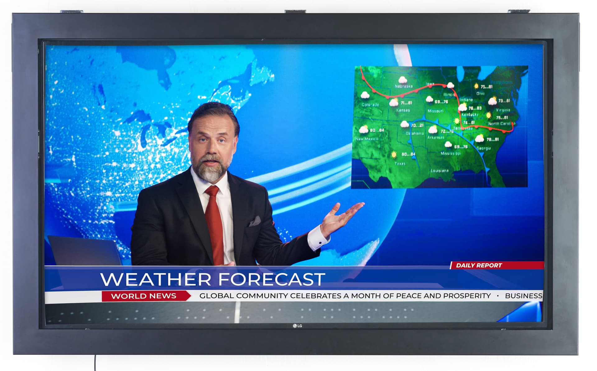 Weather-Resistant TV Box with Watertight Gasket