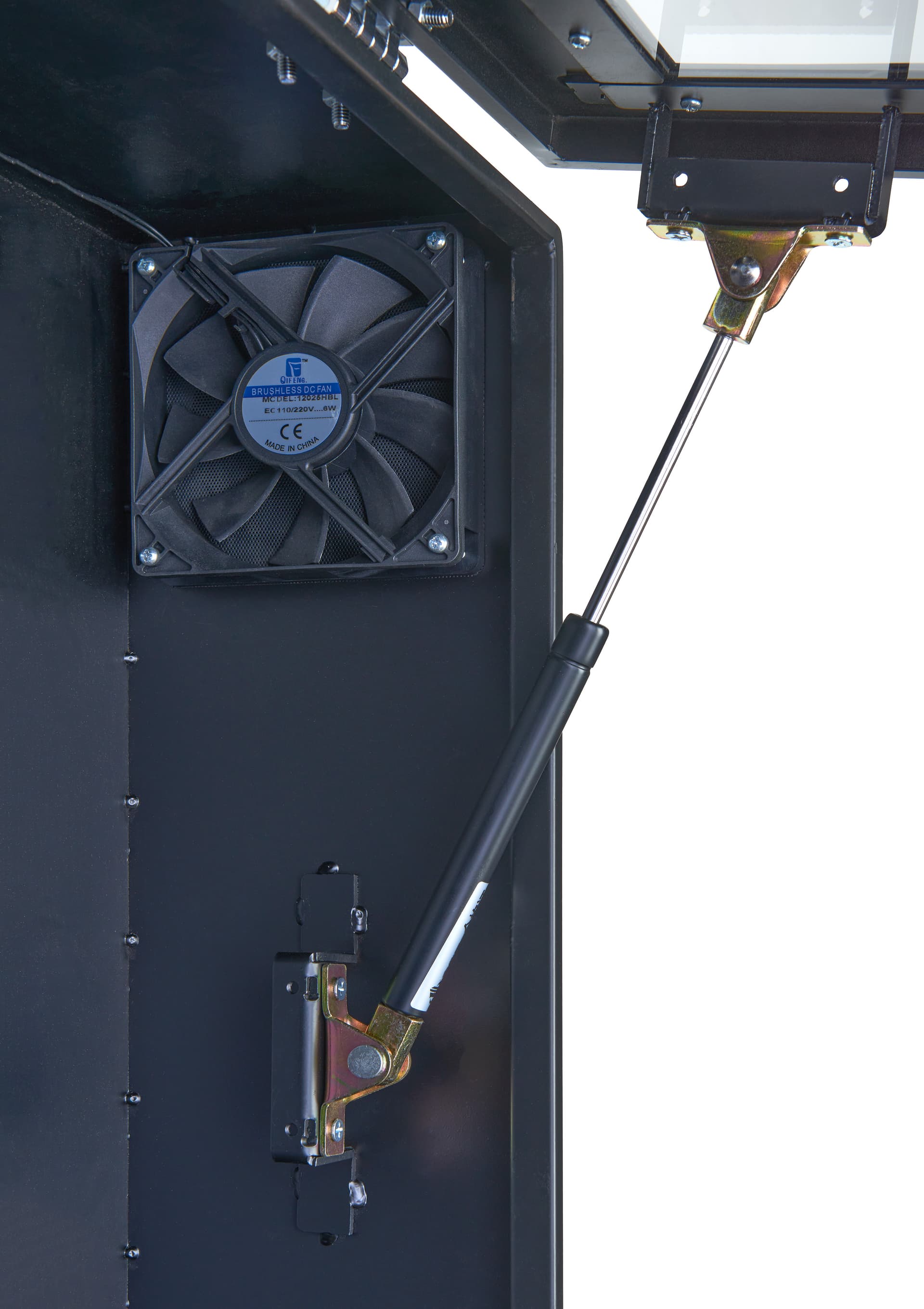 Weather-Resistant TV Box with Cooling Fans