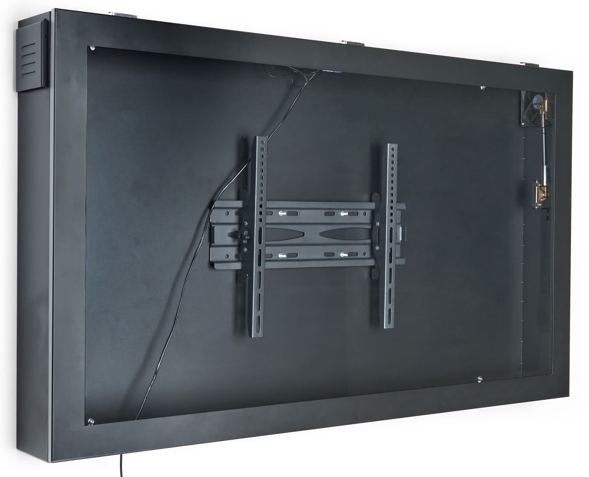 Weather-Resistant TV Box with Solid Steel Casement Construction
