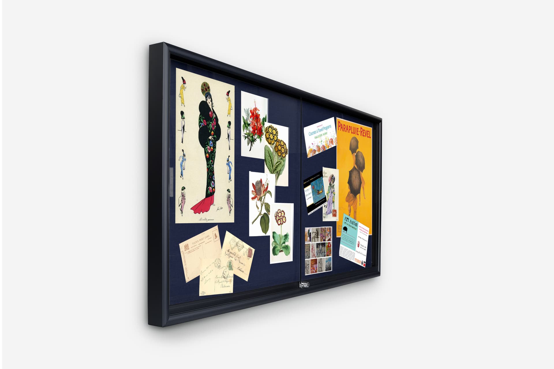 enclosed bulletin boards