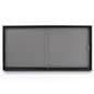 72 x 36 Enclosed Bulletin Board w/ Sliding Doors, Locking