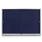 72 x 48 Enclosed Bulletin Board w/ Sliding Doors, Locking