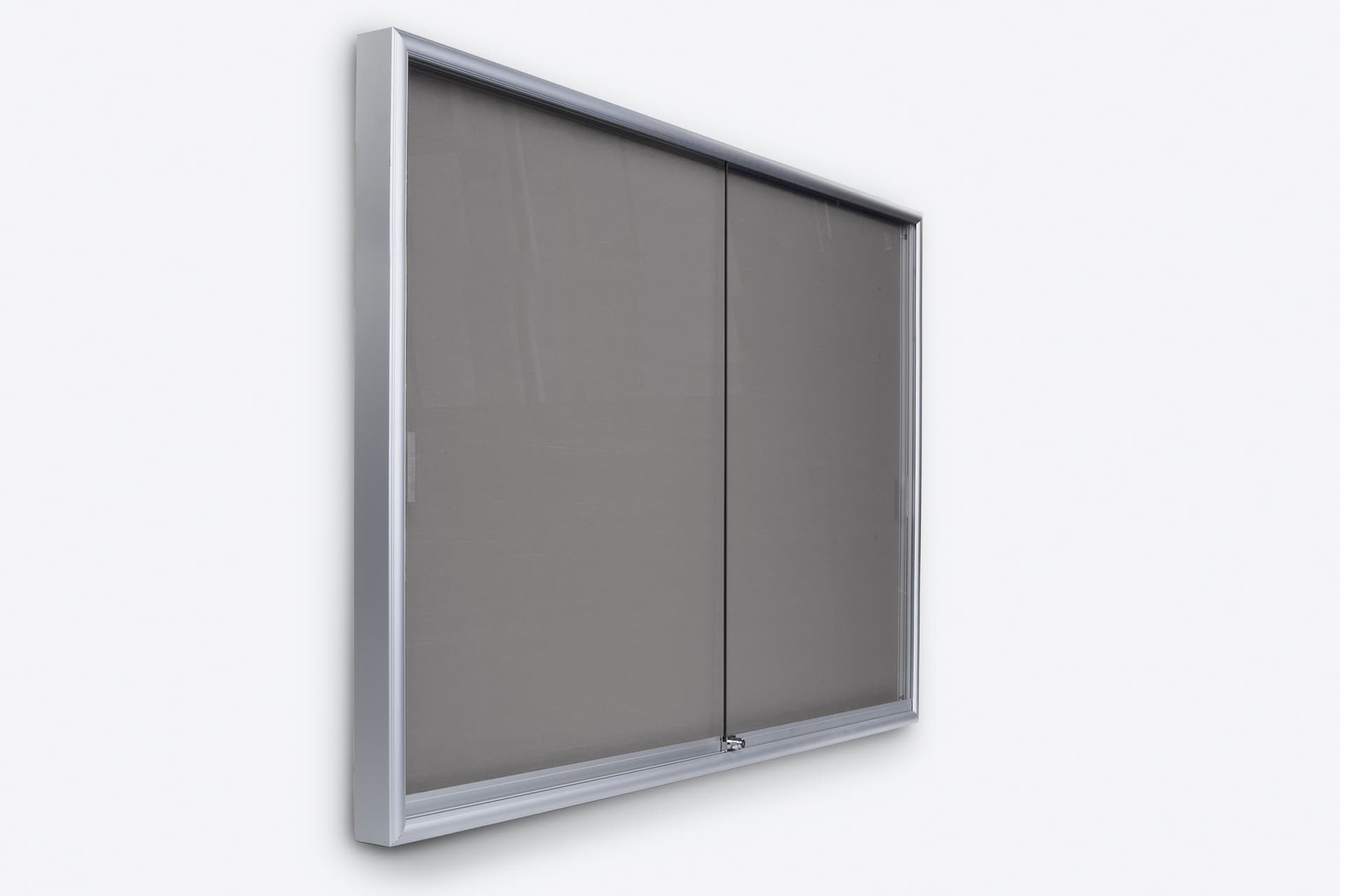 indoor enclosed bulletin board