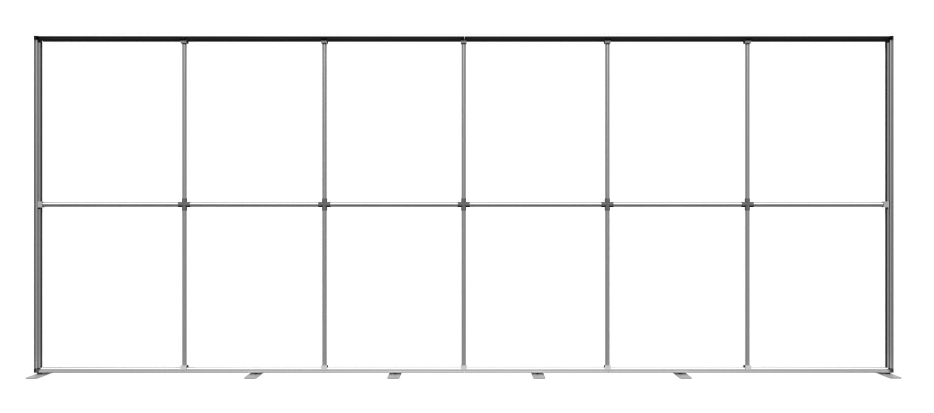 20' SEG light box display with counter frame