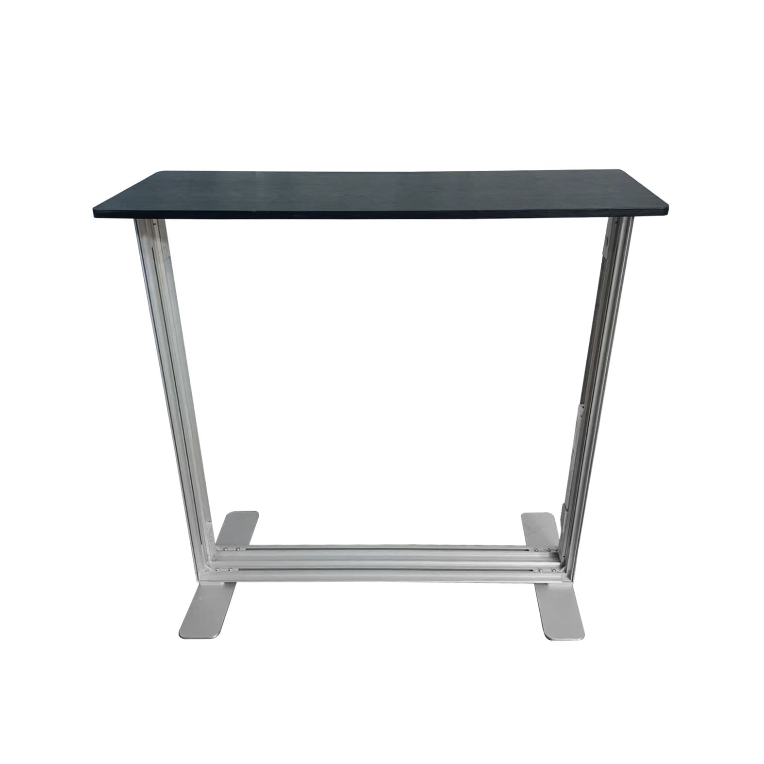 8' illuminated trade show lightbox display counter frame