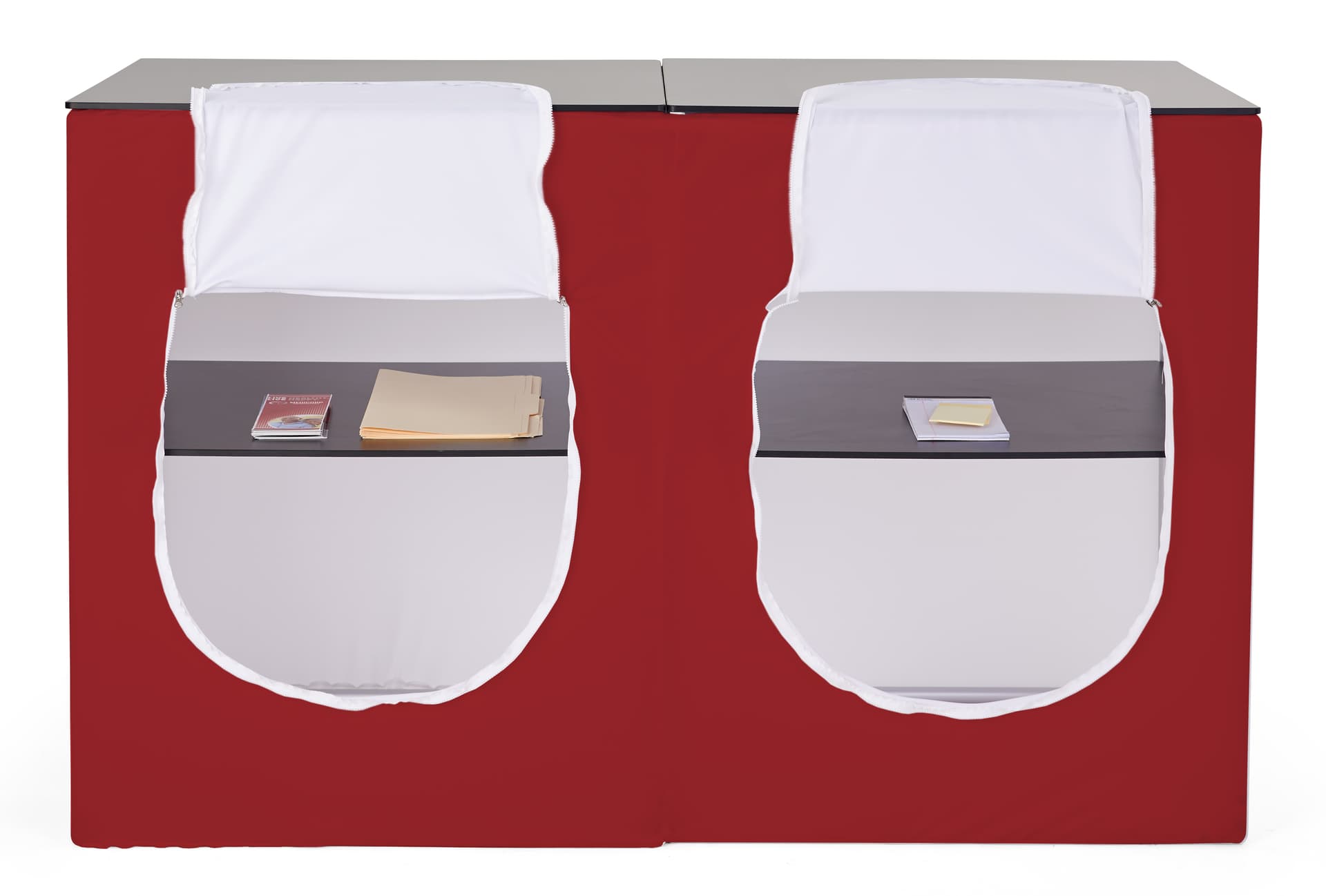 Double replacement graphics for EZMAG counter has storage space on the backside 