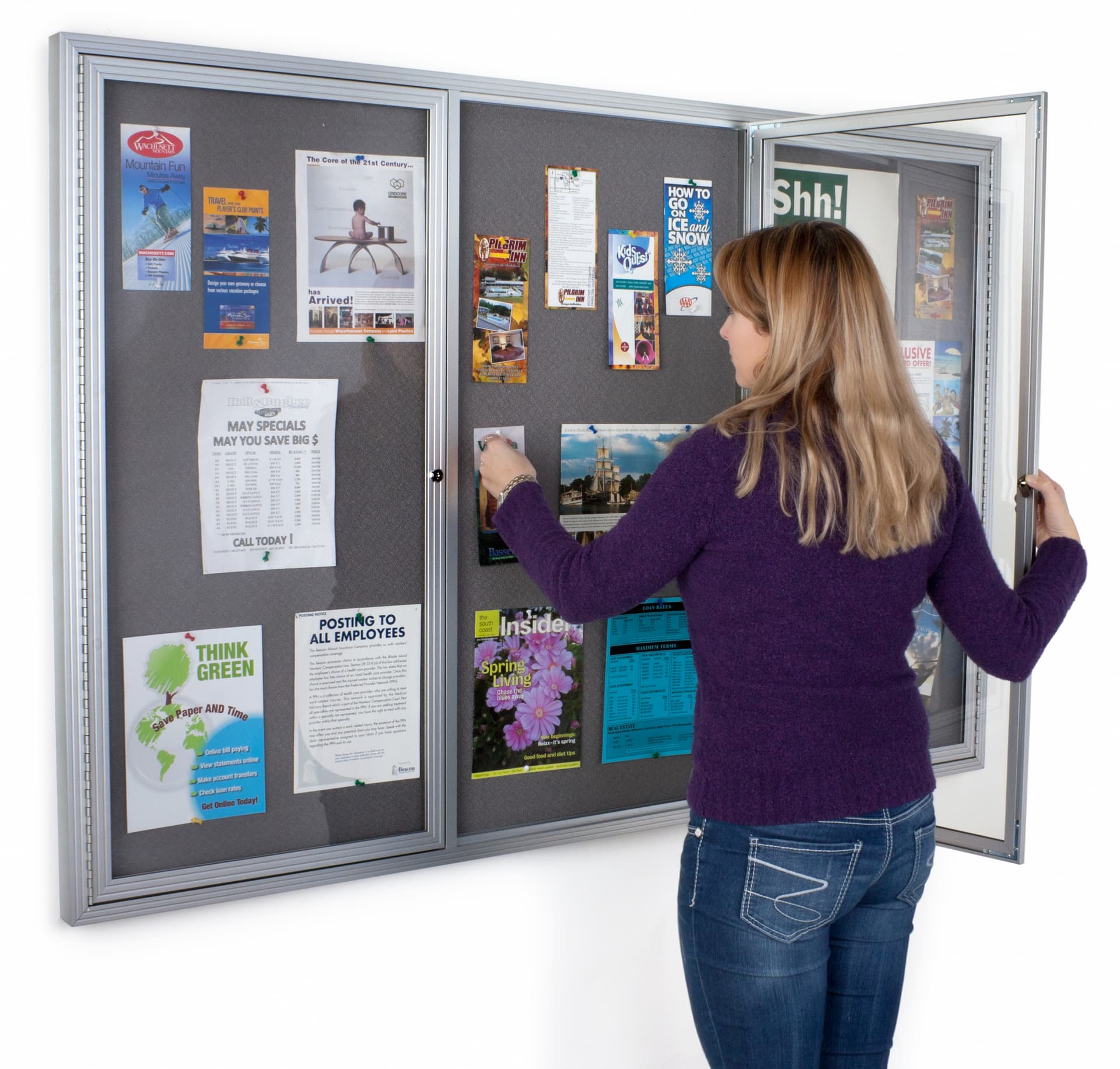 Fabric Cork Board