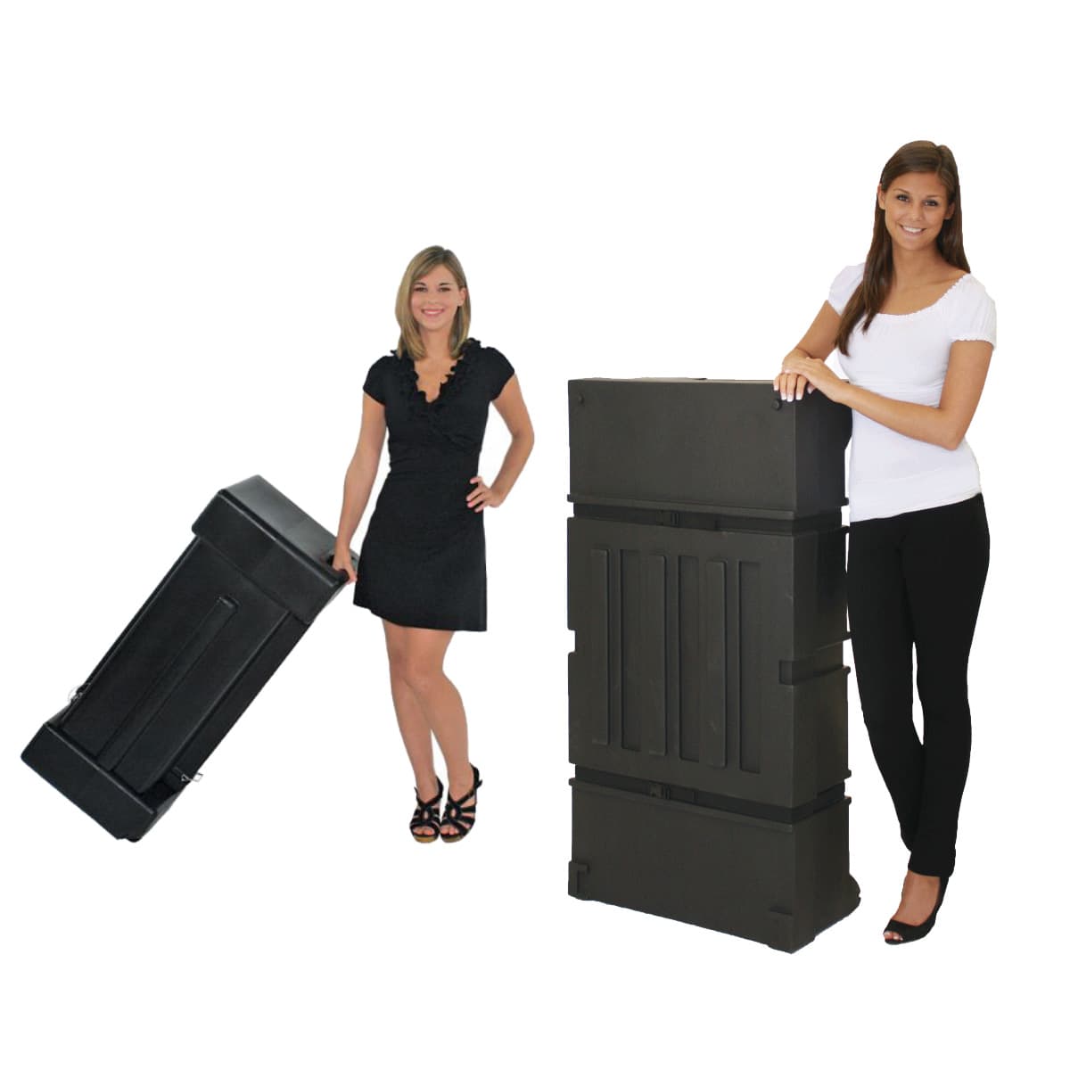 Custom Trade Show Booth with 2 Wheeled Cases