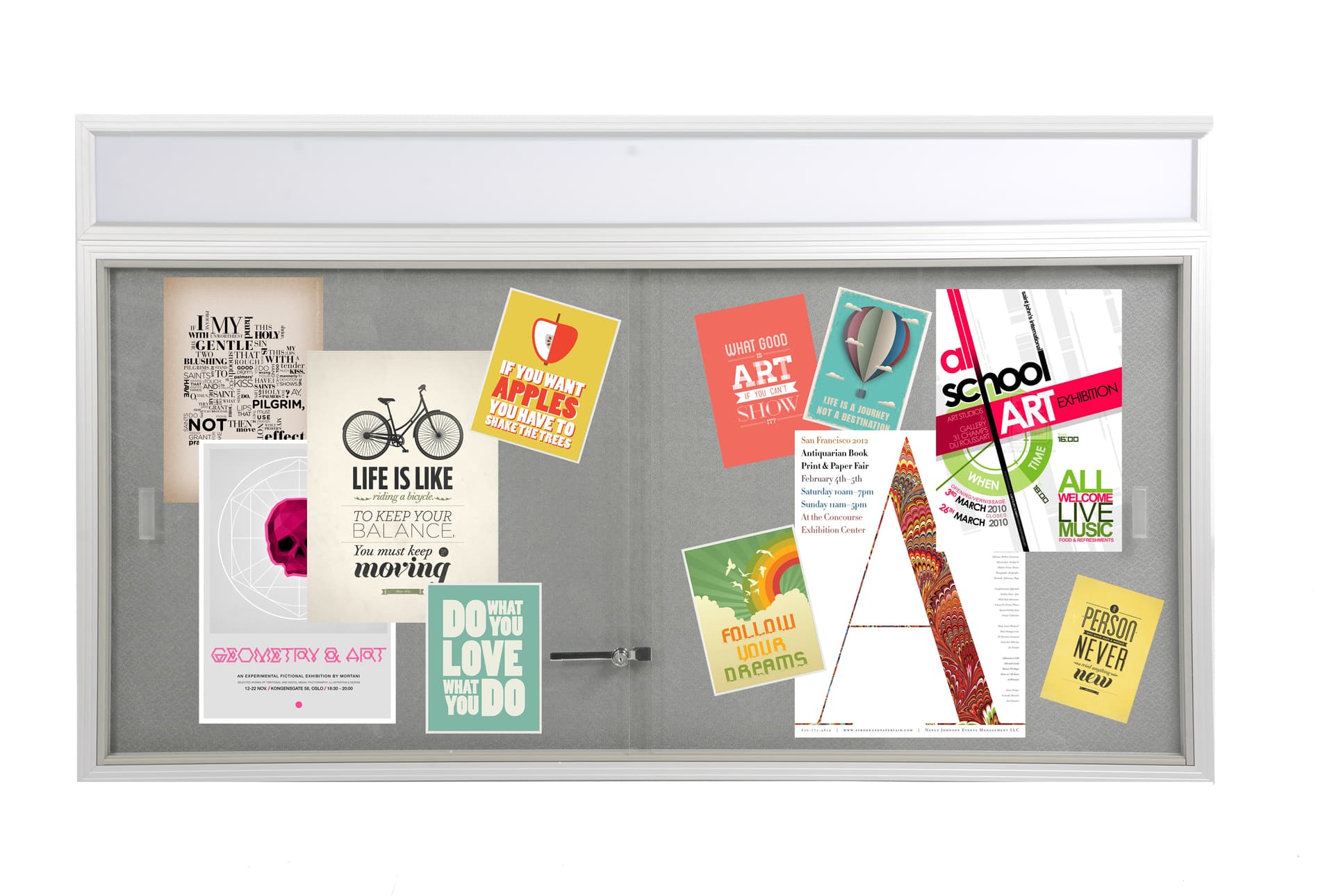 indoor bulletin board