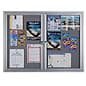 48 x 36 Enclosed Bulletin Board with 2 Locking Swing Doors