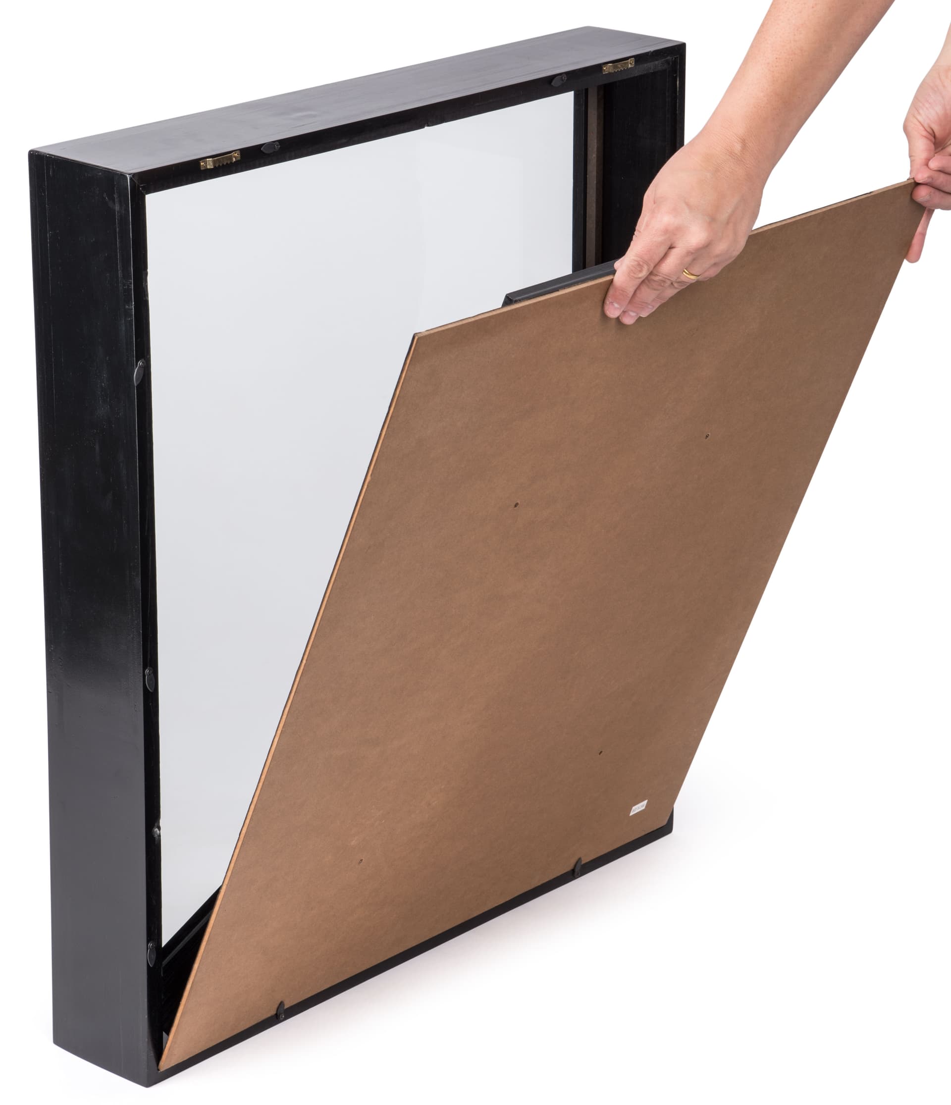 Flag and Document Case | Clear Glass Front | Displays2Go